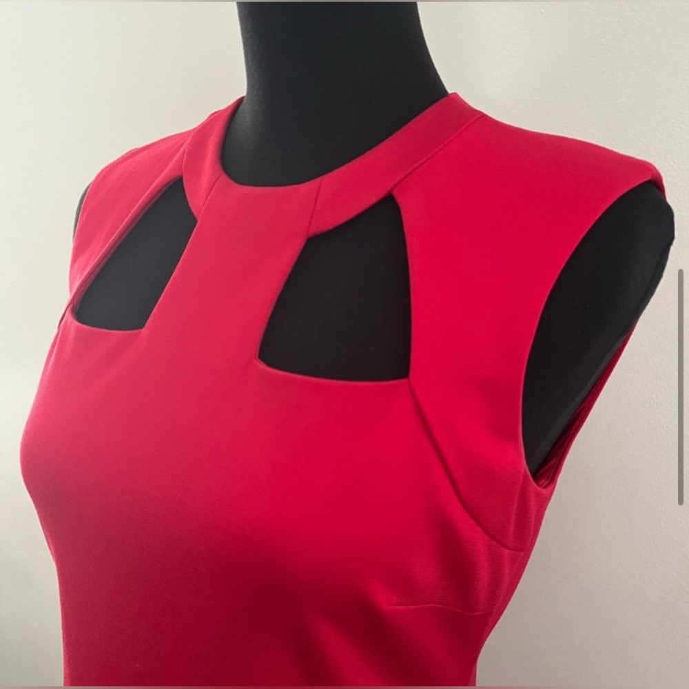 Cache Red Fitted Dress - Picture 6 of 6